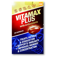Vitamax Plus Витамакс плюс Комплекс витаминов и минералов 20 капсул из Египта