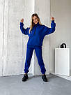 Костюм ЖІНОЧИЙ СПОРТИВНИЙ НА ФЛІСІ ЕЛЕКТРИК SNAKE TEVI 7724 до 62 розміру, фото 4