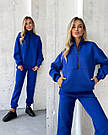 Костюм ЖІНОЧИЙ СПОРТИВНИЙ НА ФЛІСІ ЕЛЕКТРИК SNAKE TEVI 7724 до 62 розміру, фото 3