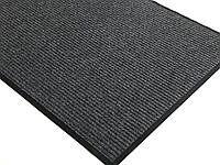 Килимок 90х150 сірий придверні в передпокій і коридор на підлогу перед дверима повстяний на гумовій основі