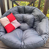 Крісло-трансформер 2в1, Безкаркасне крісло матрац, Велике м'яке крісло футон (кольори можна вибрати), фото 3