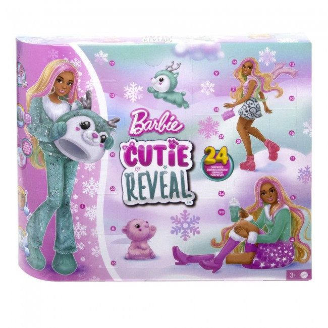 Адвент-календар Barbie Cutie Reveal HJX76, фото 1