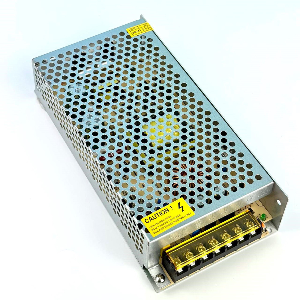 Імпульсний блок живлення AC-DC 12 V 15 A, 180 W, для світлодіодної LED стрічки, камер спостереження
