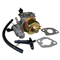 Карбюратор для  мотоблока 168F / 170F  бензинового с краником прокладки