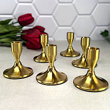 Металеві свічники 6 шт Graff Gold