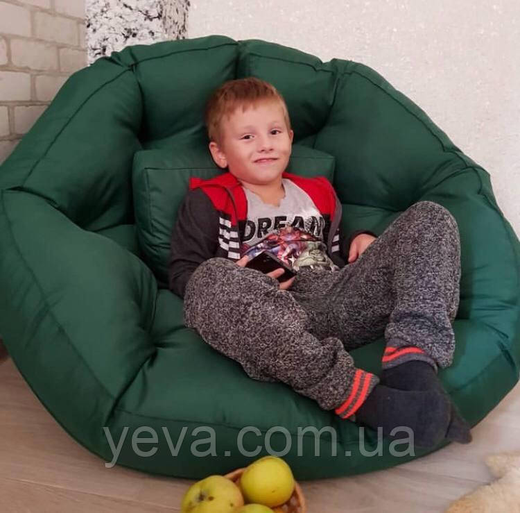 Безкаркасне крісло 2в1, Безкаркасні меблі, Безкаркасне крісло розкладачка, М'які крісла для дому оустер