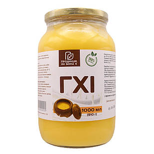 Гхі, топлене масло, скло, Продукція як вона є, 1л