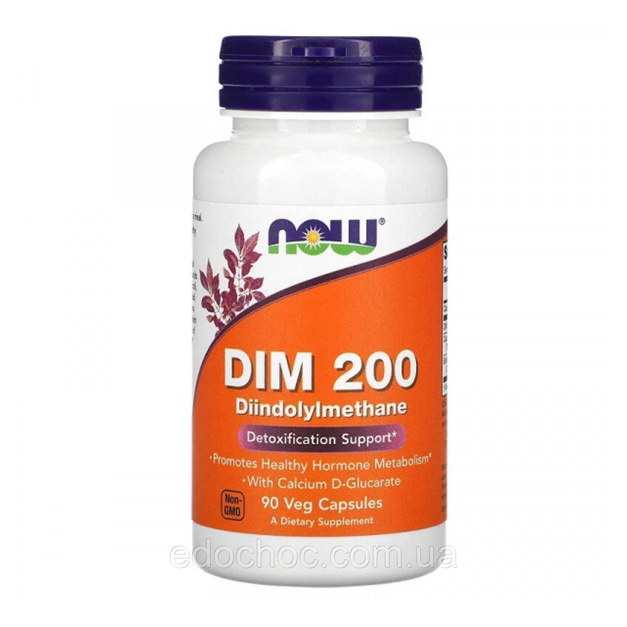 Дііндолілметан (DIM 200) 90 капсул NOW-03049