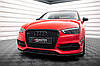 Сплітер Audi S3 8V \ A3 8V S-Line (12-16) тюнінг елерон передніх бамперів (V2), фото 4