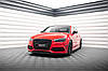 Сплітер Audi S3 8V \ A3 8V S-Line (12-16) тюнінг елерон передніх бамперів (V2), фото 5