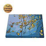 Набір картин за номерами з металевими фарбами Riviera Blanca Осіннє мереживо (ITR-089) 2 шт в наборі, фото 3