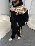 Чоловічий спортивний костюм Gucci CK8579 чорний, фото 2