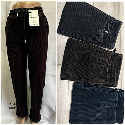 Штани жіночі норма мікровільвет виюр на хутрі