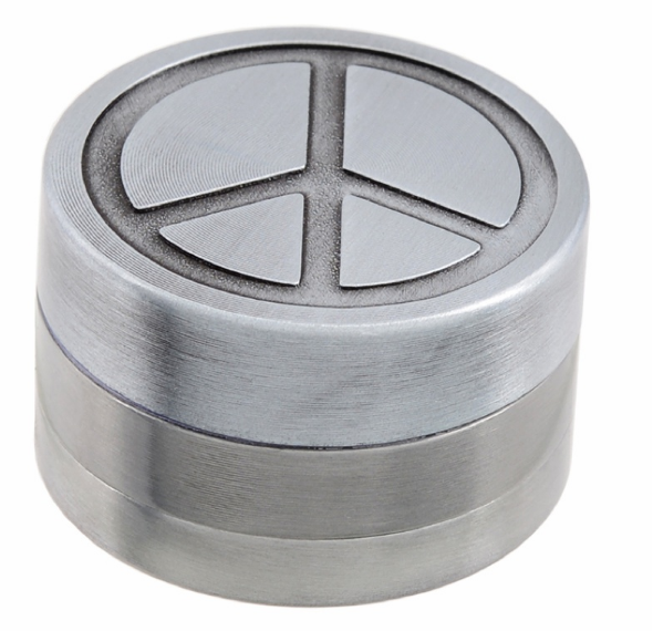 Гріндер крешер Peace(4cm) 3 частини сірий