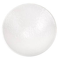Тарілка "Онікс" 23 см, кругла, колір білий