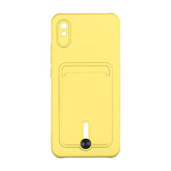 Чохол Epik Colorfull Pocket Card для Xiaomi Redmi 9A Yellow