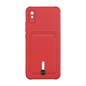 Чохол Epik Colorfull Pocket Card для Xiaomi Redmi 9A Red