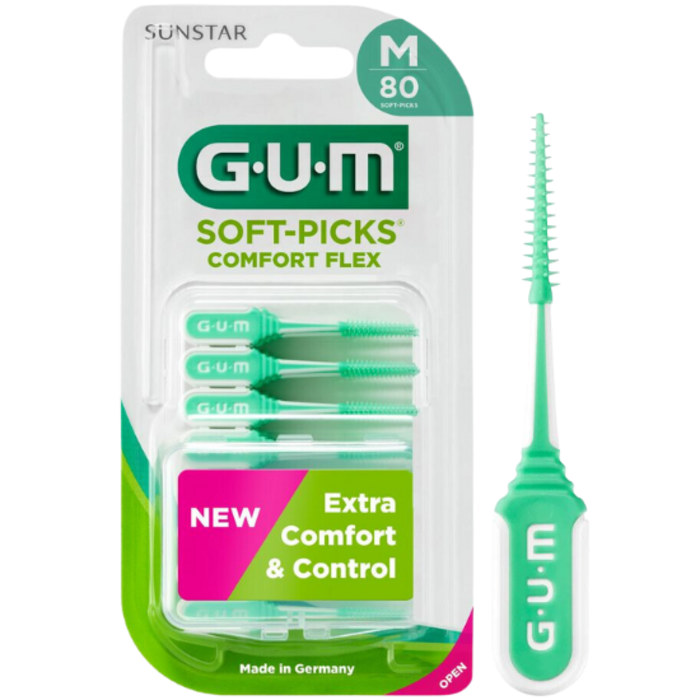 Зручний набір GUM Soft-Picks Comfort Flex M 50 шт для щоденного догляду