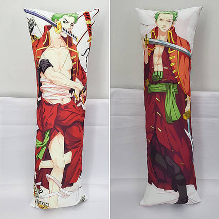Дакімакура Ванпіс Ророноа Зоро (54см х 18см) / One Piece Roronoa Zoro |  Аніме подушка