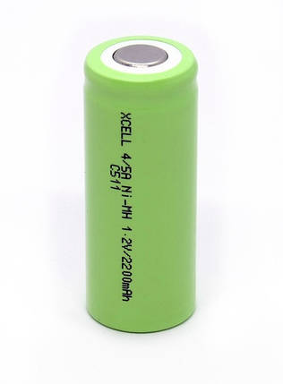 Акумулятор промисловий XCell 4/5A, Ni-MH, 2200mAh, 1.2V, flat top, фото 1