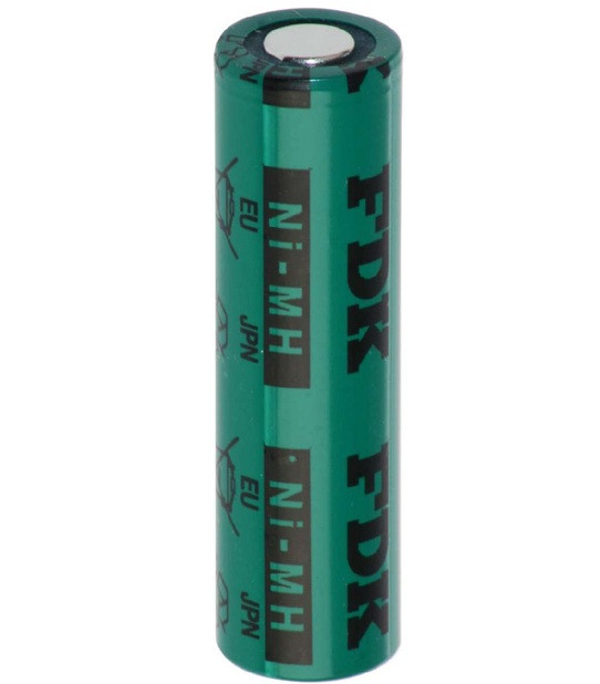 Акумулятор промисловий FDK HR-AAUC, Ni-MH AA, 1200mAh, 1.2V, 2.4A, flat top