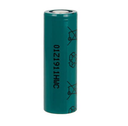 Промисловий акумулятор FDK HR-4/5AAUC, Ni-MH 4/5AA, 1100mAh, 1.2V, 2.3A, flat top, фото 2