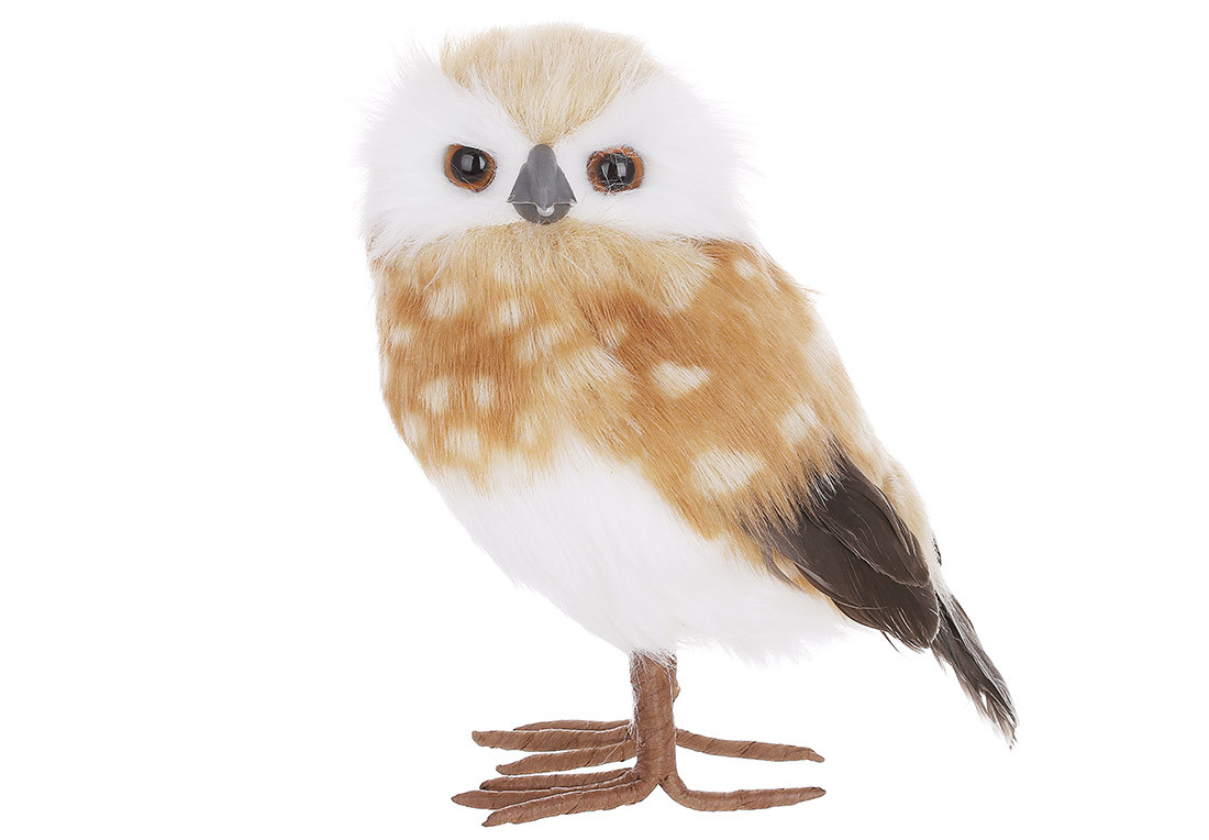 Новорічна фігура сова 20 см, фото 1