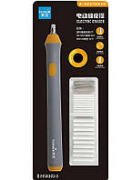 Автоматичний ластик зі змінними запасними гумками Ø 5 мм та Ø 2,3 мм TENWIN сірий