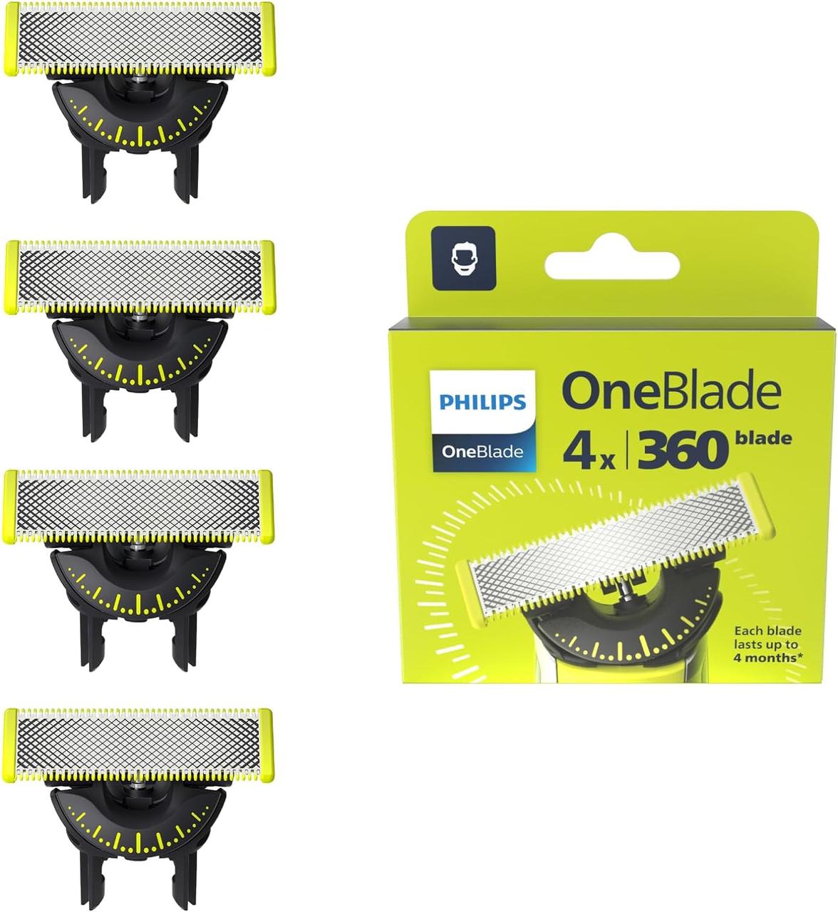 Змінні леза Philips OneBlade QP440/50 4 шт.
