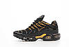 Чоловічі кросівки Nike Air Max Plus TN Black Orange (Чорні з помаранчевим) Найк Аір Макс Плюс текстиль весна літо, фото 3