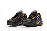 Чоловічі кросівки Nike Air Max Plus TN Black Orange (Чорні з помаранчевим) Найк Аір Макс Плюс текстиль весна літо, фото 4