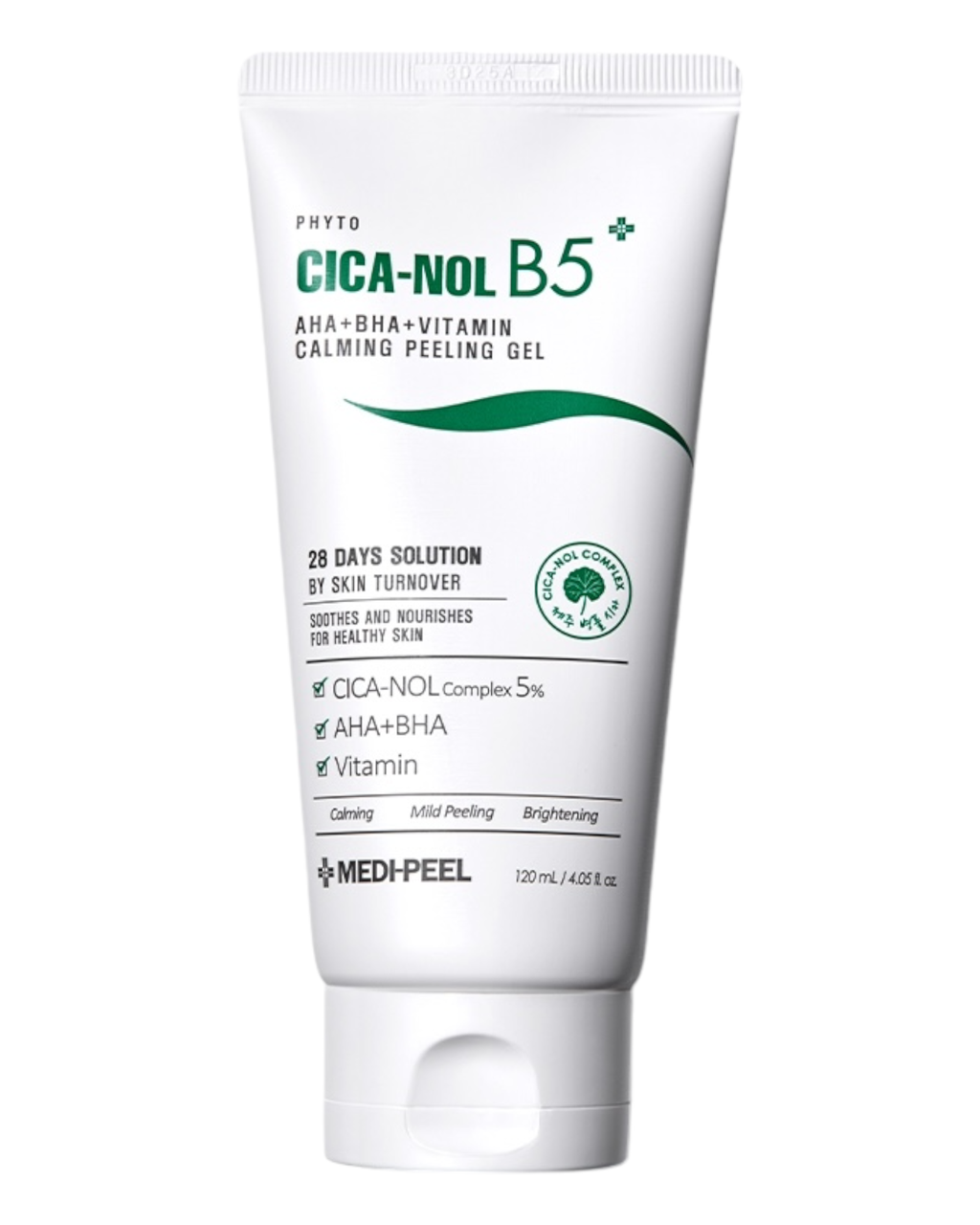 Пілінг-скатка для обличчя з кислотами Medi Peel Phyto Cica-Nol B5 AHA BHA Vitamin Calming Peeling Gel, 120 мл