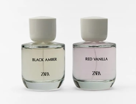 Набір жіночих парфумів ZARA Red Vanilla 90ml + Black Amber 90ml