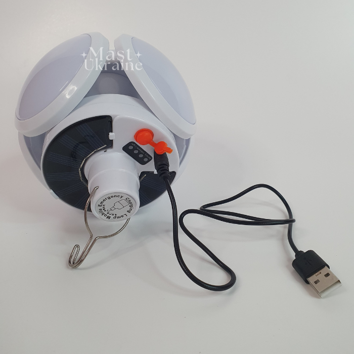 Акумуляторна кемпінгова лампа світильник Charging Lamp — BL-2029, біла, фото 1