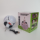 Акумуляторна кемпінгова лампа світильник Charging Lamp — BL-2029, біла, фото 2