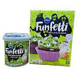 Зелена глазурь з посипкою у формі очей Pillsbury Funfetti Green Tub Frosting 442 г, фото 8