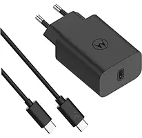 Зарядний пристрій MOTOROLA 30W USB-C + кабель 1m C-C (SJMC302)