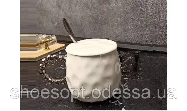 Кухоль керамічний креативний з кришкою