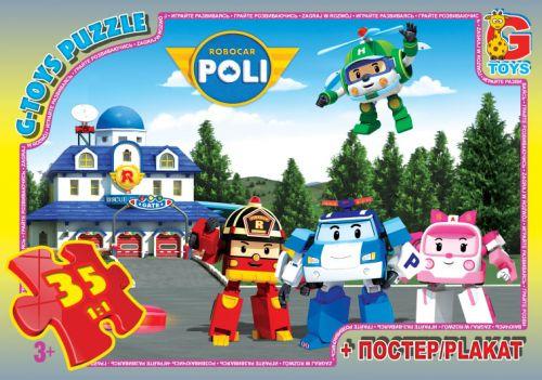 Пазли "Робокар Полі", 35 ел [tsi20218-TSI], фото 1