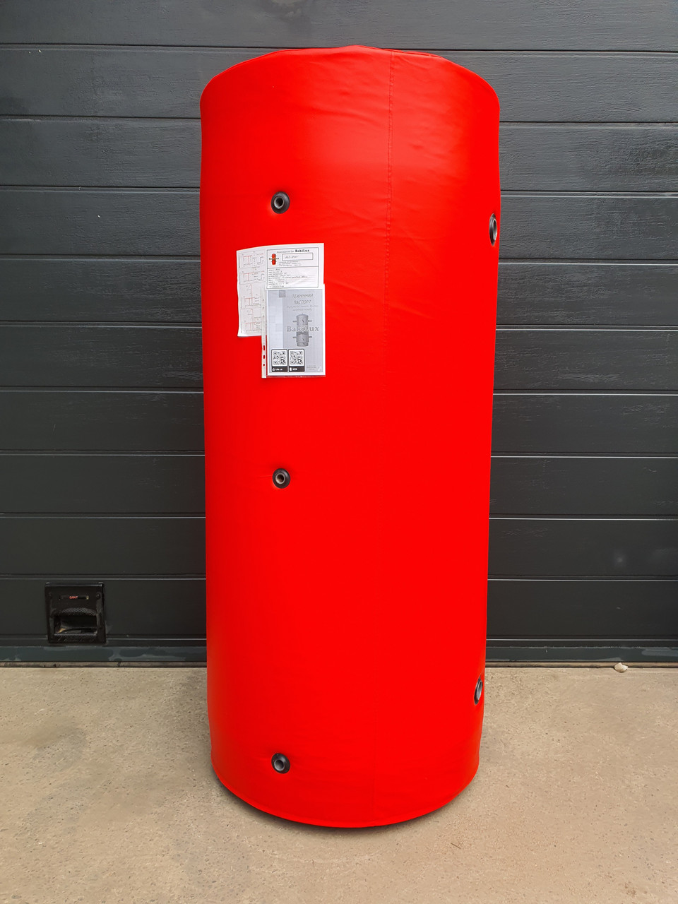Теплоакумулятор 900л, утеплення пінополіуретан, буферна ємність