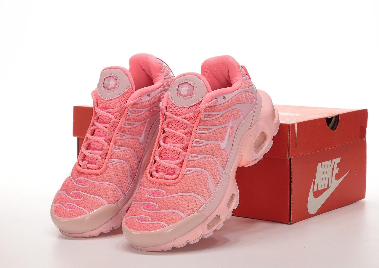Жіночі кросівки Nike Air Max TN Plus Pink Рожеві Взуття Найк Аир Макс Плюс якісний текстиль весна літо, фото 1