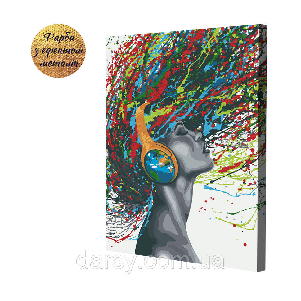 Картина за номерами Riviera Blanca Музика Землі 40x50 см (RB-1009), фото 1