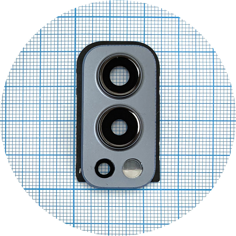 Скло камери OnePlus Nord 2 5G (у сірій рамці), фото 1