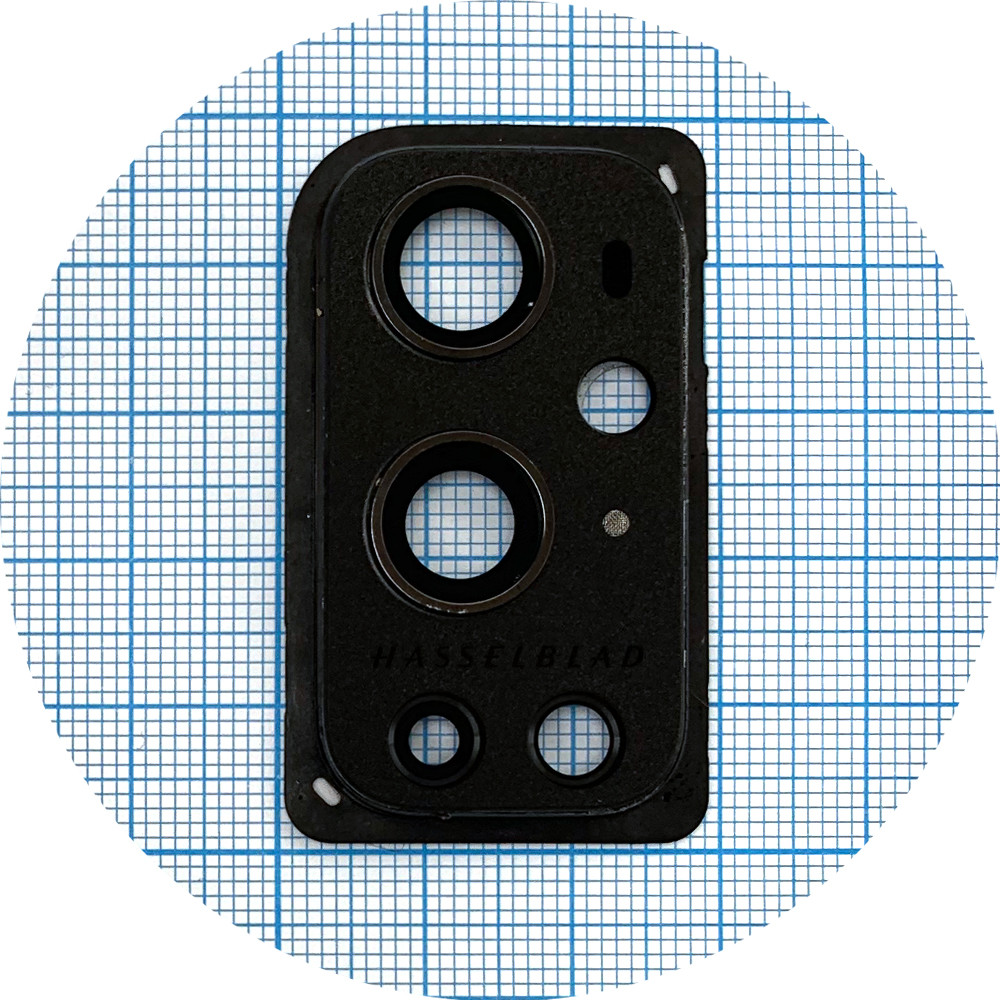 Скло камери OnePlus 9 Pro (з чорною рамкою), фото 1