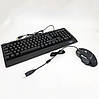 Клавіатура+мишка UKC з LED підсвічуванням від USB M-710, клавіатура ігрова з підсвічуванням RN-446 та мишкою, фото 9