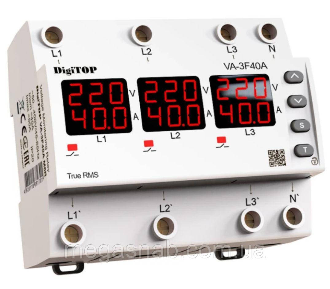 Реле напруги VА-3F40A M6R DigiTOP