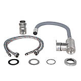 Комплект мийка + змішувач Romzha Caravela 78R (C). Сталева мийка зі змішувачем на кухню, фото 6