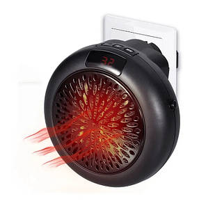 Портативний електричний нагрівач Warm Air Blower 900W, маленький настінний тепловентилятор із дисплеєм