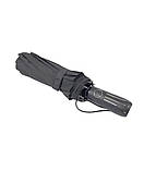 Парасолька чоловіча сімейна (президентська) Bellissimo №M636 автомат на 10 спиць Чорний, фото 5