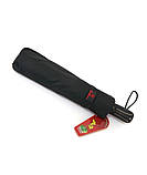 Парасолька чоловіча сімейна (президентська) Bellissimo №M636 автомат на 10 спиць Чорний, фото 6